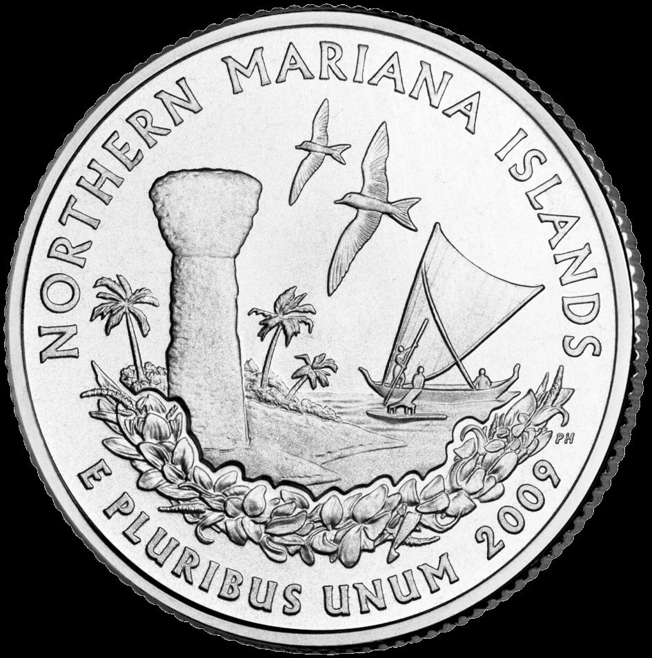 2009 P Northern Mariana Islands Quarter 40 Coin Roll From US Mint Bag BU - Image 2 of 4