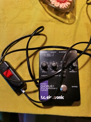 tc electronic stereo chorus + pitch modulator & flanger 90er