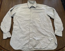 Borrelli For Newman Marcus Dress shirt Men s 16 1/2 Made In Italy 100 Cotton