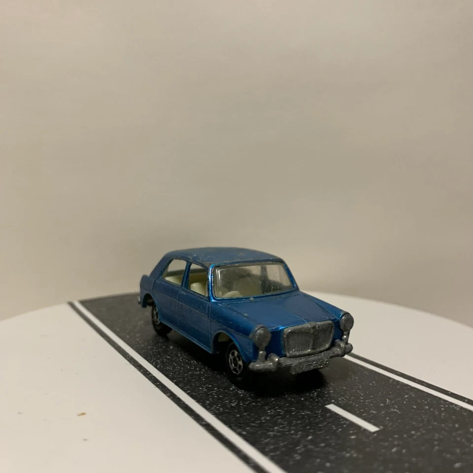 Matchbox Lesney Superfast No 64 MG 1100 Metallic Blue Car w/Driver & Thin Wheels - Image 3 of 4