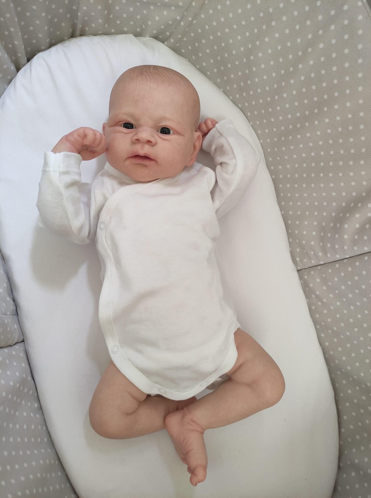 17 ''Reborn Baby Boy Silikon Vinyl Kleinkind Junge Baby Puppen Weichen