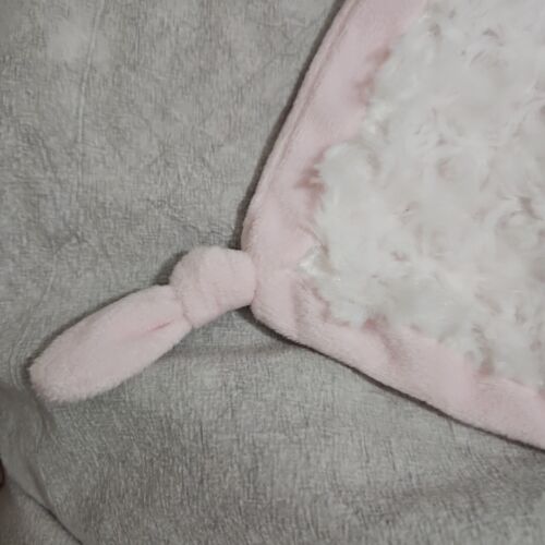 Mantas y más allá Rosa Nunu Cachorro Perro Manta de Seguridad Lovey Baby Peluche Suave Nuevo - Imagen 4 de 8