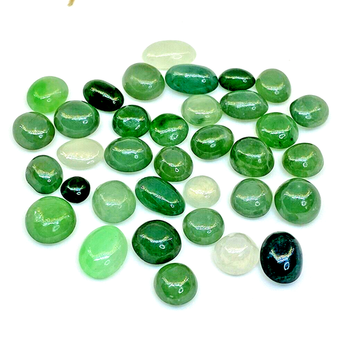 35 pcs , 6 mm Authentic Natural Imperial Jadeite A Jade Untreated Burma G735