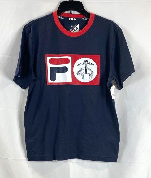 T shirt Fila X Brooks Brothers uomo blu grafica taglia S