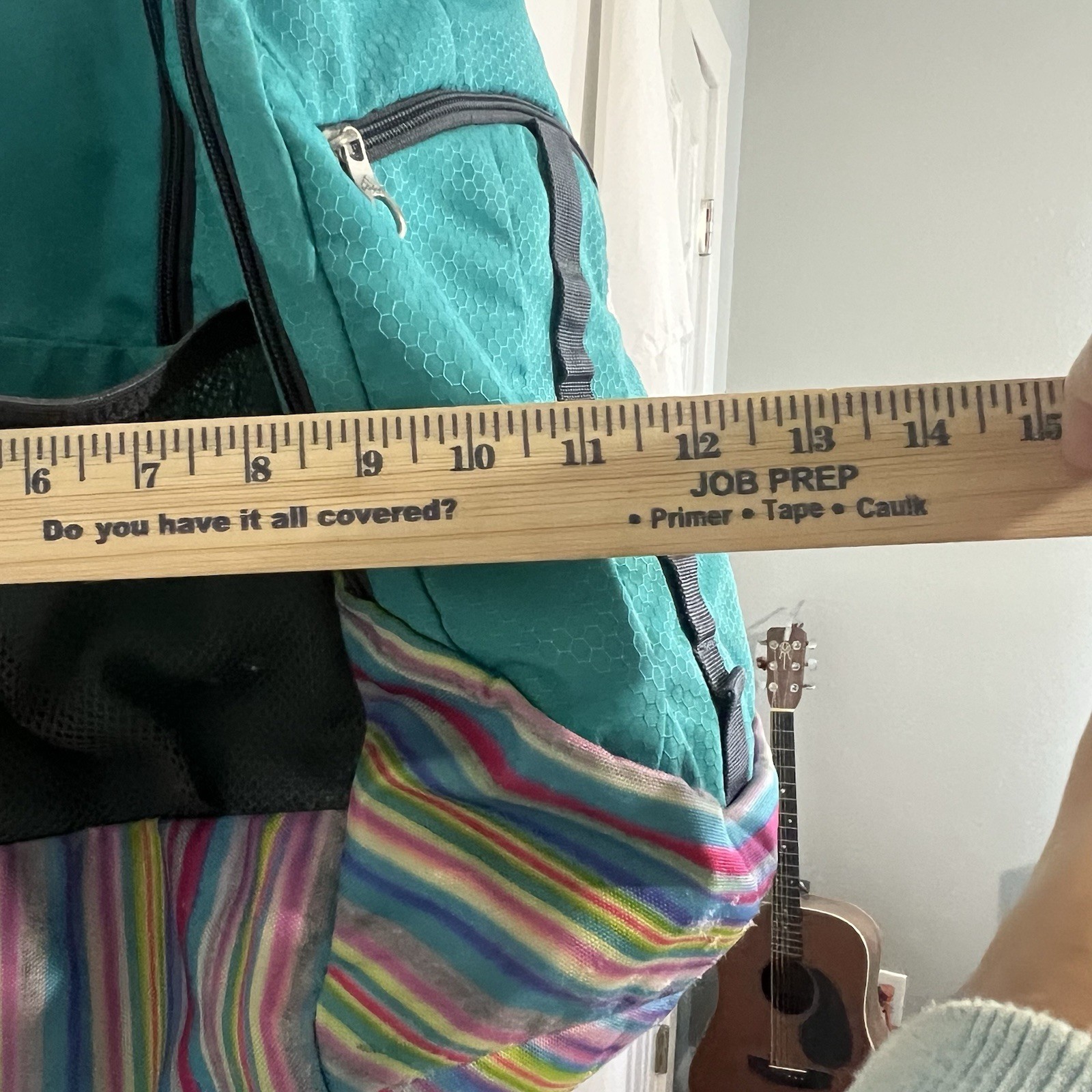 Turquoise Multi Colored Adidas Extra Large Back P… - image 13