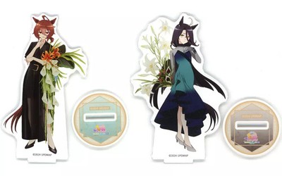 Uma Musume the Movie Limited Bonus Acrylic Stand Set of 2 5'' Tachyon Cafe