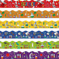 75Ft Science Bulletin Board Borders Classroom Decorations, Back to School Scient