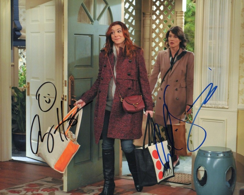 Autographed Alyson Hannigan & Cobie Smulders 8 x 10 Photo Signed with COA
