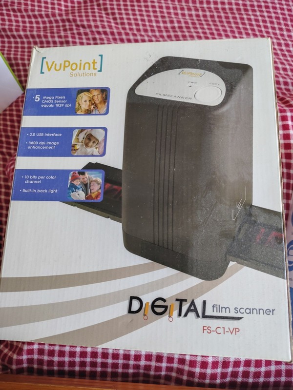 Film Scanner Digital NEW VuPoint Solutions Dead Stock Vintage