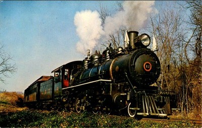 East Broad Top RR No.12 2-8-2 Mikado Postcard 1960s-70s Rockhill Furnace PA