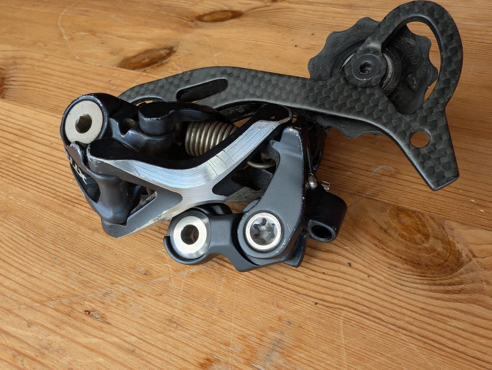 Shimano XTR M972 Shadow Carbon 9-Speed Rear Derailleur (Broken Cage) - Image 2 of 4