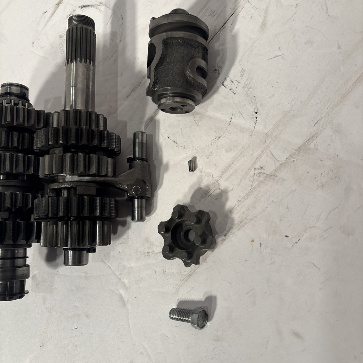 1988 1989 Kawasaki KX250 KX 250 Transmission Tranny Gear Shift