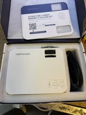 DBPOWER L12 Mini Projector  176'' 3000L LED Video/Movie Projector