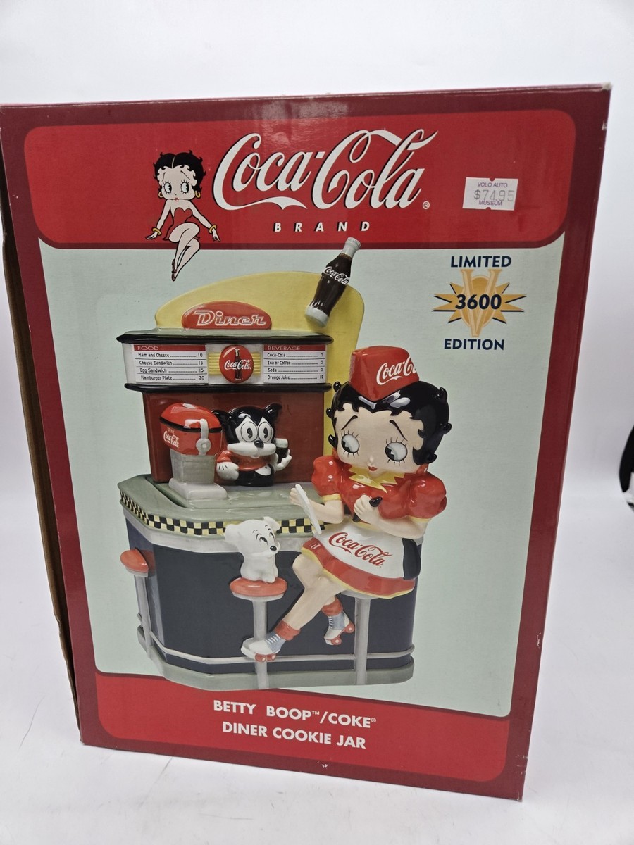 Betty Boop/Coke Diner Cookie Jar Limited Edition /3600 with