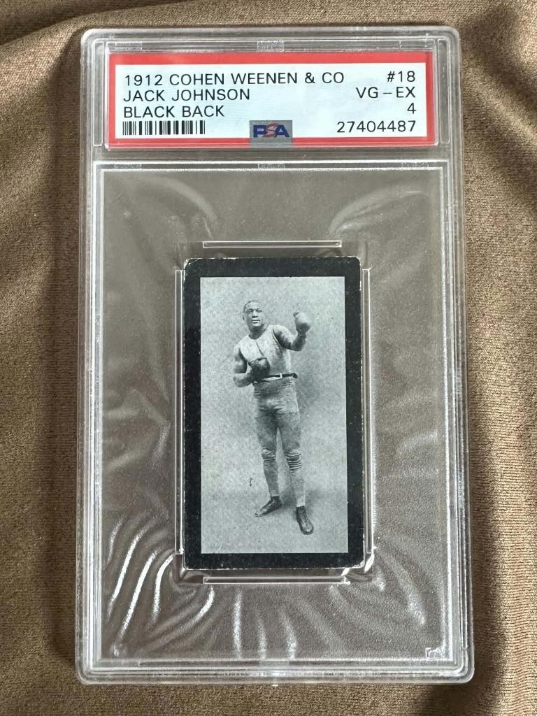 1912 Cohen, Weenen & Co Jack Johnson Black Back PSA 4