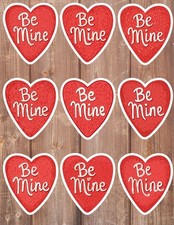 Be Mine Valentine Heart Vinyl Stickers Set Scrapbooking Laptop Waterbottle
