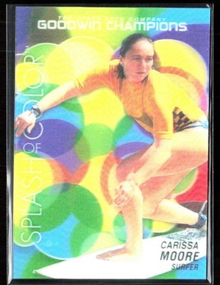 Carissa Moore 2023 Upper Deck Goodwin Champions Splash Of Color 3D #SCL-CM