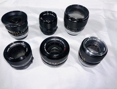 Canon FD / FD SSC aspherical 6 lens set