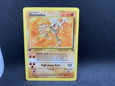 Pokémon TCG Hitmonlee Fossil Card 1st Edition 22/62 on eBay