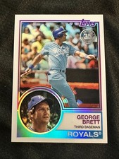 2018 Topps - Silver Pack 1983 Topps Design Chrome Series 2 George Brett #93