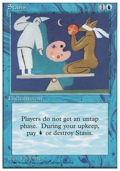 MTG English Stasis NM Normal 4th Edition
