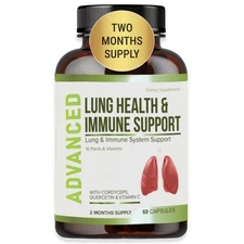Lung Health & Immune Support Supplement - Lung Cleanse and Detox With Immunity.