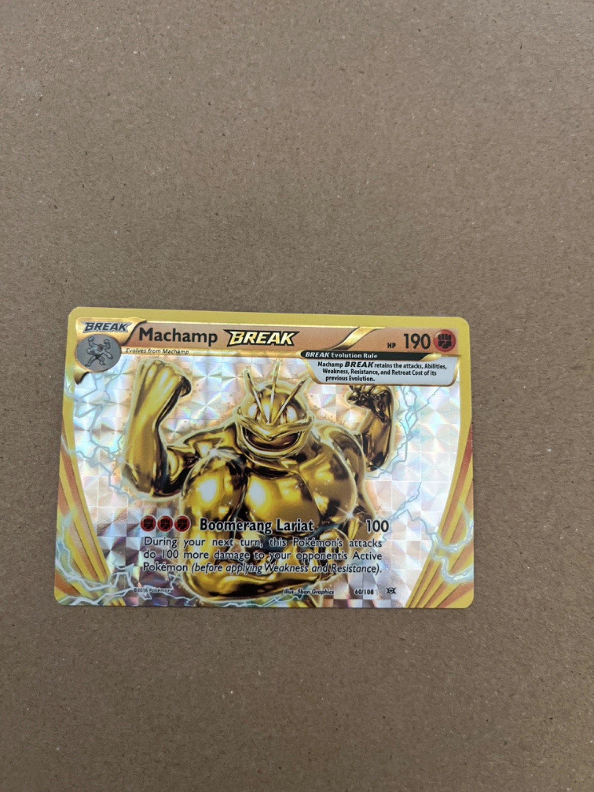 Machamp Break XY Evolutions Holo Pokemon NM