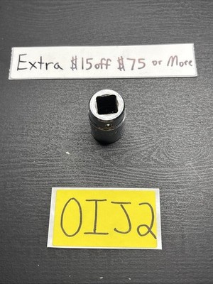 Mac Tools 1/2'' Drive 3/4'' 12PT SAE Shallow Chrome Socket USA V242