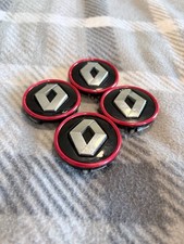 Renault Megane mk4 RS noir alloy wheel trim hub centre cap covers 4 pcs genuine