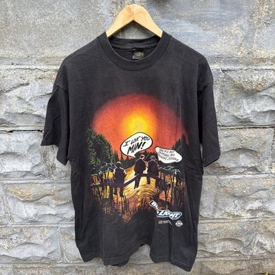 Vintage 90s Bud Light T Shirt I Love You Man Fishing Large Beer Budweiser