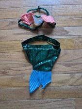 Rubie's Pet Halloween 2 Piece Mermaid Costume For Small Dog/Cat Size Small