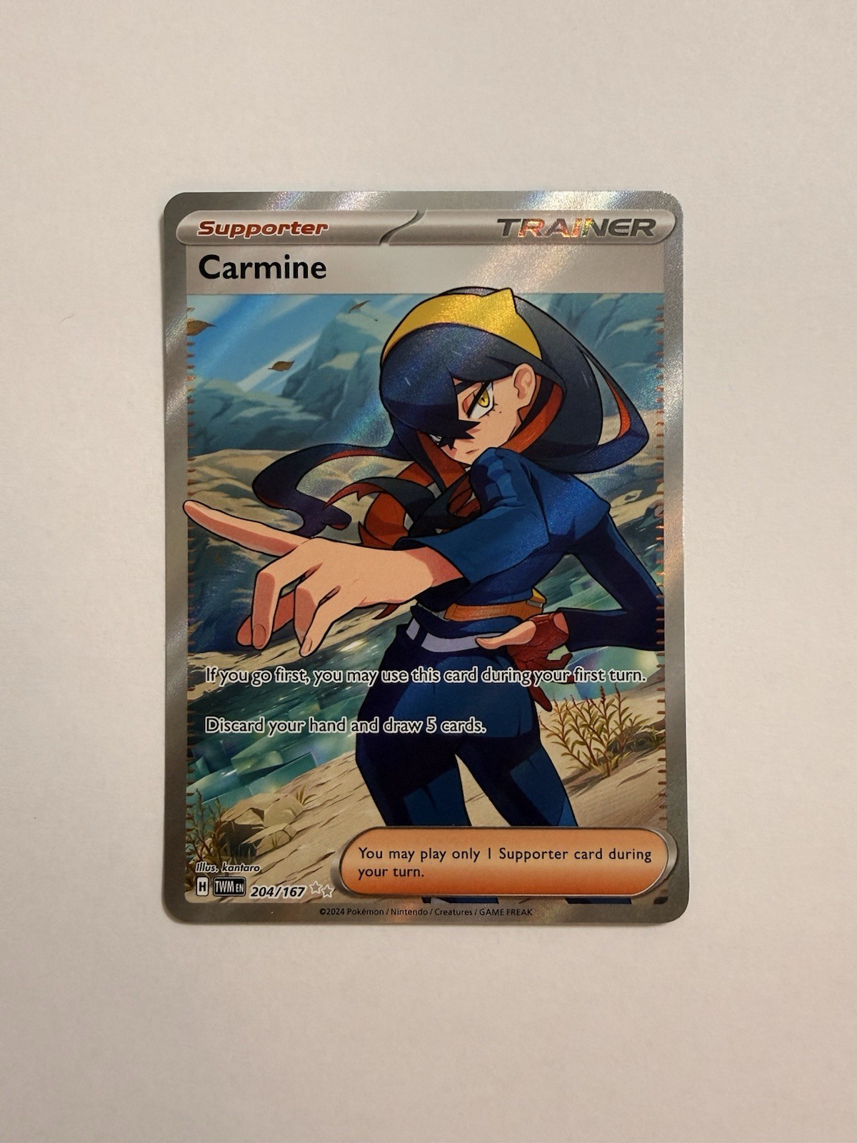 Carmine #204 -Twilight Masquerade - NM - Pokémon TCG