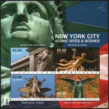 Foglio francobolli ST.KITTS 2016 NY 2016 Stamp Expo MNH #31062