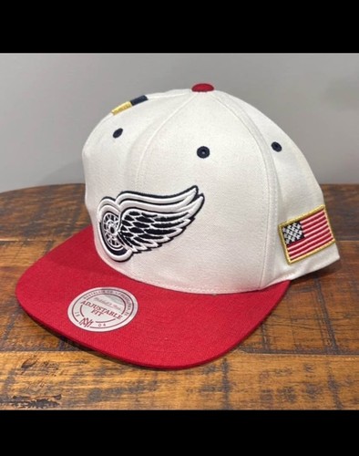 Casquette Réglable Detroit Red Wings Mitchell & Ness Team Ground Pro Adjustable Hat Red