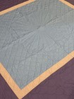 Vtg Whole Cloth-Type Reversible Hand Stitched Quilt + Pillow, Very Nice Cond — photo 5