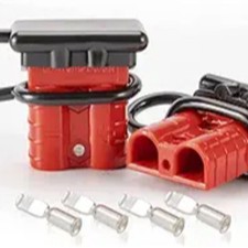 6-10 Gauge 50A Battery Quick Connect/Disconnect Wire 50A 2 Pack red