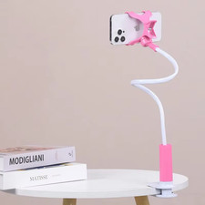 Supporto per Telefono Da 80 Cm Supporto per Staffa Pigra Poggiatesta Letto 360 B