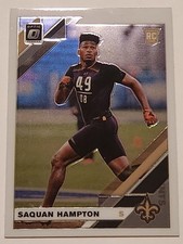 2019 Panini Donruss Optic Rookie Saquan Hampton # 138 