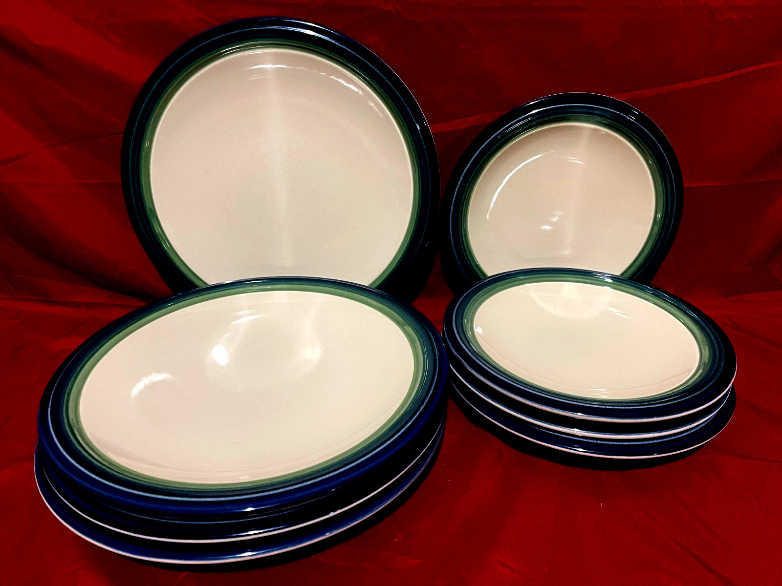 Pfaltzgraff Ocean Breeze (8 Piece Set) Of 4 Each Dinner & Sa