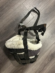 Horse Grazing Muzzle With Fleece X Full Size Good Used Condition