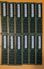 Lot of 12 - Samsung M393B1K70DH0-YH9 8GB 2Rx4 PC3L-10600R DDR3 ECC Server RAM