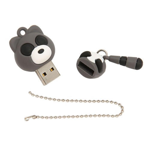 USB2.0 U Disk Supports Hot Swappable Ultra Stable Cute Raccoon USB Flash Dri SAL - Afbeelding 9 van 35