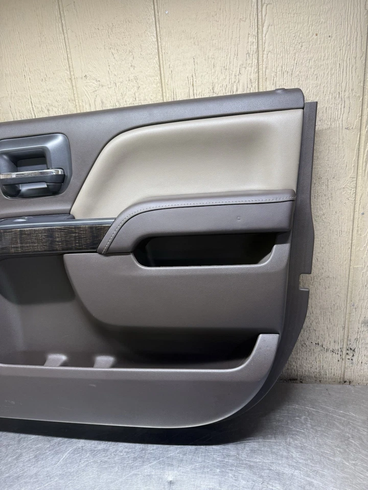 GMC SIERRA 1500 2014-2018 Denali pasajero panel de puerta delantera OEM Foto 4 de 4