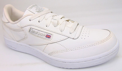 NEW Reebok Club C 85 Men's Shoes Size 5.5  White Leather Classic Tennis Sneakers