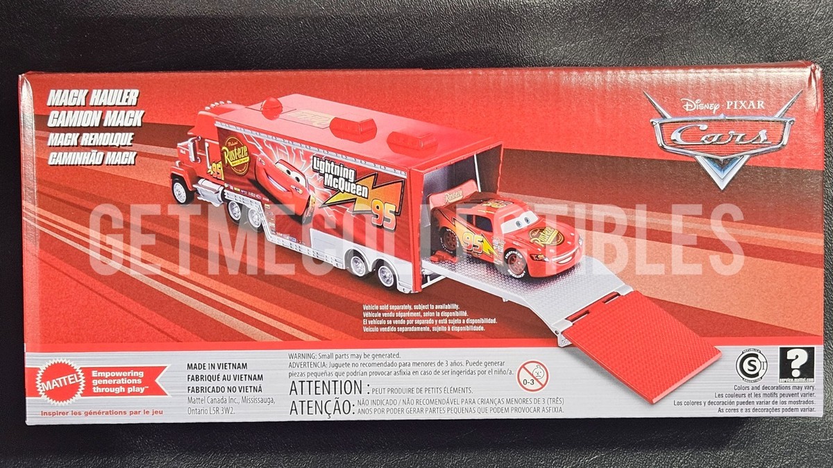 DISNEY PIXAR CARS 1 MACK HAULER WHITE HAT NEW PACKAGE 2026 SAVE 6