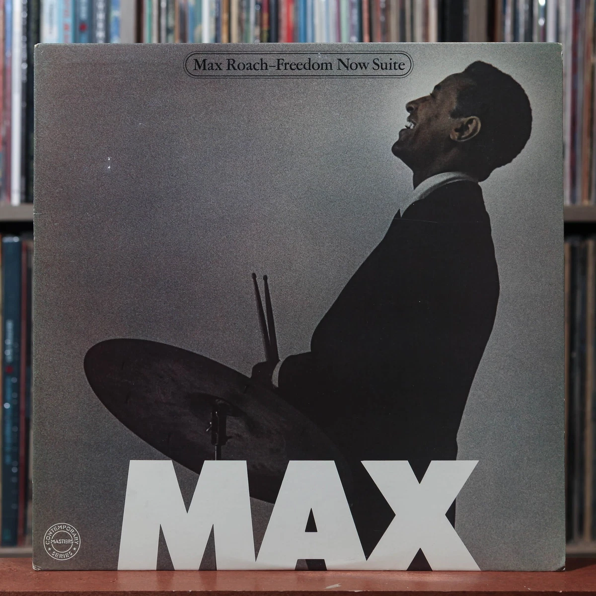 Max Roach - Freedom Now Suite - PROMO MONO W/ PRESS PHOTO 1980 Columbia VG+/VG+