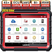 Launch X431 Pro Elite Pros V Bidirectional Car Diagnostic Scanner Key Coding