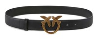 Pinko Love Berry H3 Belt W100 GüRtel Black - Antique Gold Schwarz Neu