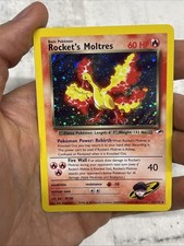 Rocket's Moltres 12/132 | Pokemon Gym Heroes Unlimited Holo Rare LP+ Vintage TCG on eBay