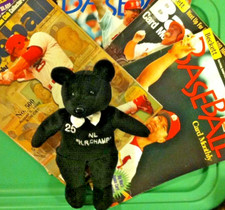   MARK MCGWIRE   Bammers Bean Bag Bear NL Home Run Champion Beckett Price Guides